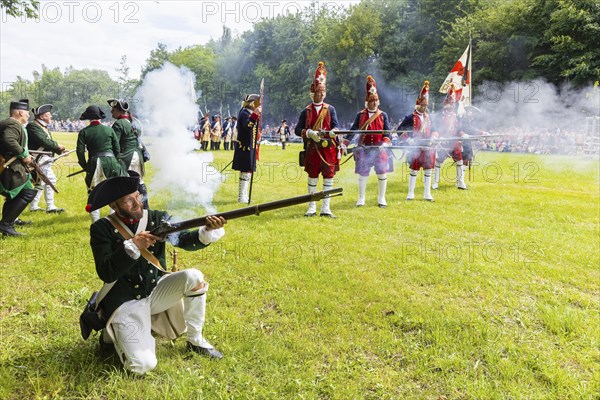 Battle reenactment