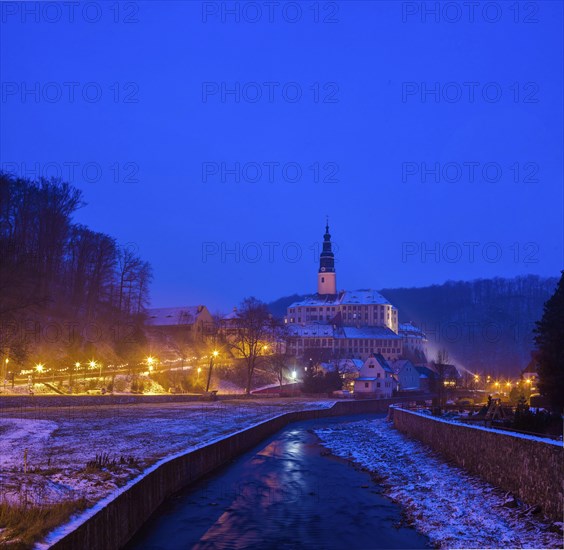 Weesenstein Castle in Winter