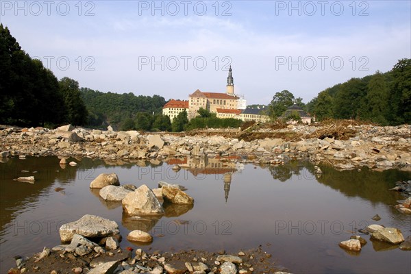 Weesenstein after the flood in 2002