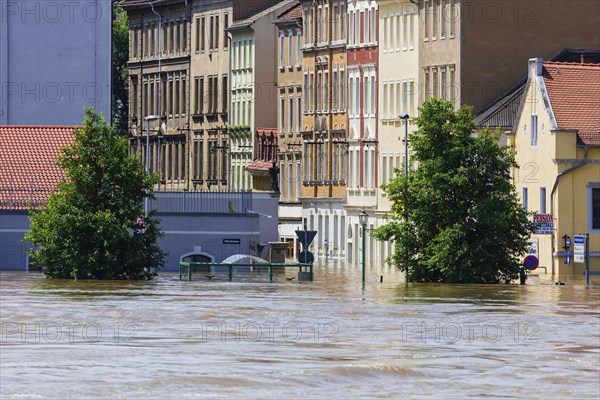 High water in Meissen at its peak