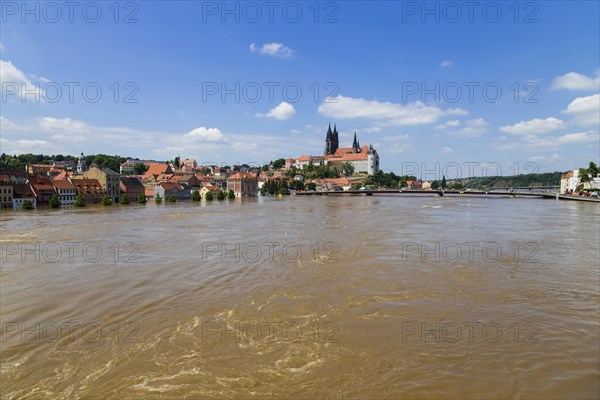 High water in Meissen at its peak