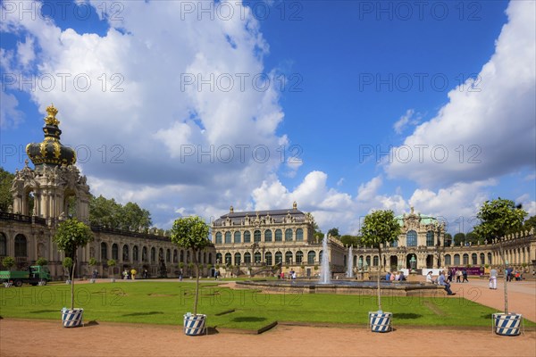 The Zwinger in Dresden is one of the most famous baroque buildings in Germany And it houses museums of world renown