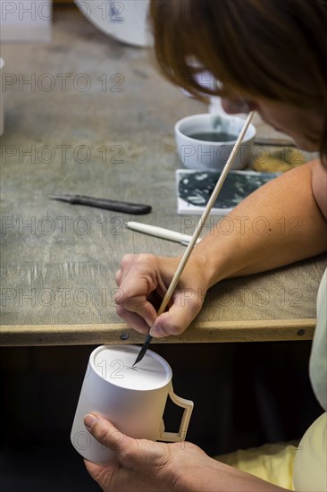 Meissen is the oldest porcelain manufactory in Europe and has stood for unique craftsmanship since its foundation in 1710. The Meissen logo of the crossed electoral swords is painted onto the base of the vessel and later burnt in