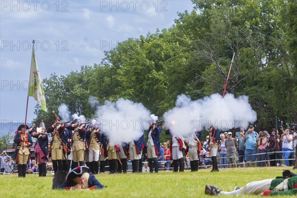 Battle reenactment