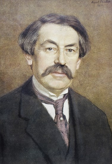 Aristide Briand, 1862 to 1932, French statesman, French Prime Minister and Nobel Peace Prize winner. From L'Illustration, 1916, Historical, digitally restored reproduction from a 19th century original, Record date not stated