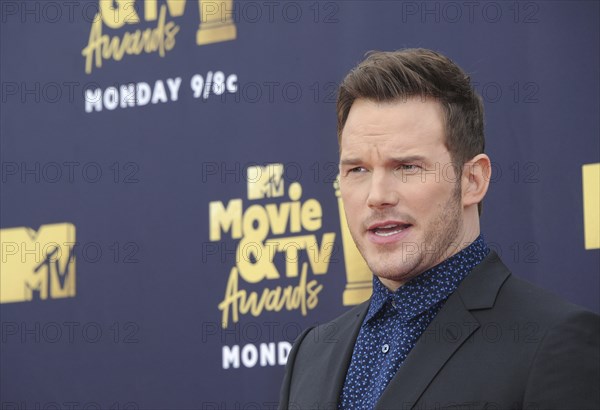 Chris Pratt at the 2018 MTV Movie And TV Awards held at the Barker Hangar in Santa Monica, USA on June 16, 2018