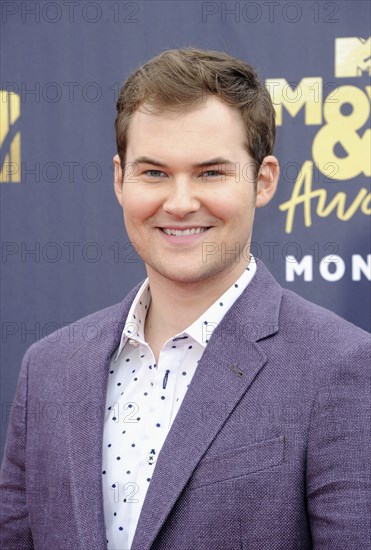 Justin Prentice at the 2018 MTV Movie And TV Awards held at the Barker Hangar in Santa Monica, USA on June 16, 2018