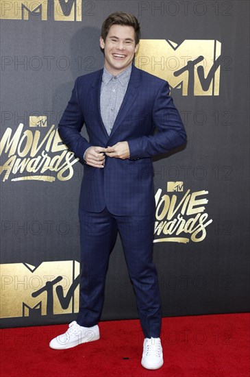 Adam DeVine at the 2016 MTV Movie Awards held at the Warner Bros. Studios in Burbank, USA on April 9, 2016