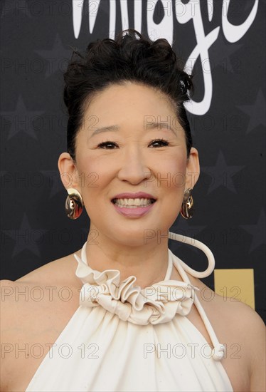 Sandra Oh at the 29th Annual Critics' Choice Awards held at the Barker Hangar in Santa Monica, USA on January 14, 2024., Santa Monica, California, USA, North America