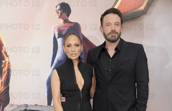 Jennifer Lopez and Ben Affleck at the Los Angeles premiere of 'The Flash' held at the Ovation in Hollywood, USA on June 12, 2023, Hollywood, California, USA, North America