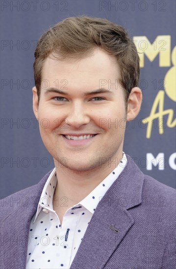 Justin Prentice at the 2018 MTV Movie And TV Awards held at the Barker Hangar in Santa Monica, USA on June 16, 2018