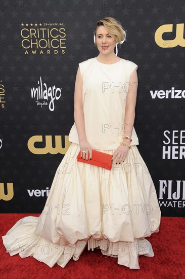 Greta Gerwig at the 29th Annual Critics' Choice Awards held at the Barker Hangar in Santa Monica, USA on January 14, 2024., Santa Monica, California, USA, North America