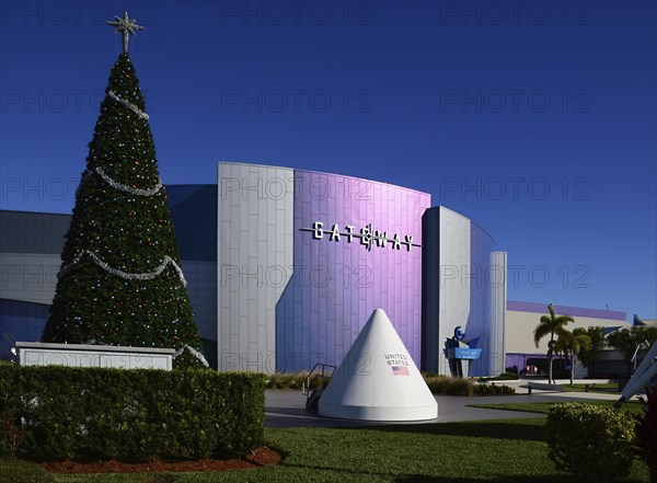 Gateway Building in Kennedy Space Center, Florida, USA. Gateway Building im Kennedy Space Center, Florida, USA, North America