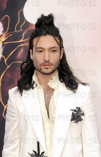 Ezra Miller at the Los Angeles premiere of 'The Flash' held at the Ovation in Hollywood, USA on June 12, 2023, Hollywood, California, USA, North America