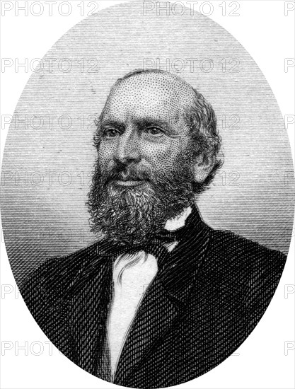 Engraving of James Speed (March 11, 1812 – June 25, 1887), an American lawyer, politician and professor. In 1864, he was appointed by Abraham Lincoln to be the United States' Attorney General. He previously served in the Kentucky Legislature, and in local political office. Original engraving by John Buttre, circa 1866