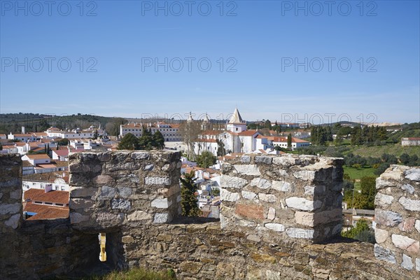 View of Vila Vicosa Castle in the Alentejo, Portugal, Europe