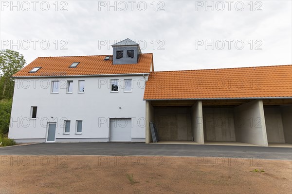 The Seilitz white earth mine, where kaolin has been mined underground for and by the MEISSEN porcelain manufactory without interruption since 1764. The old mine, the smallest in Europe, has been closed, here the new building in the immediate vicinity of the old mine