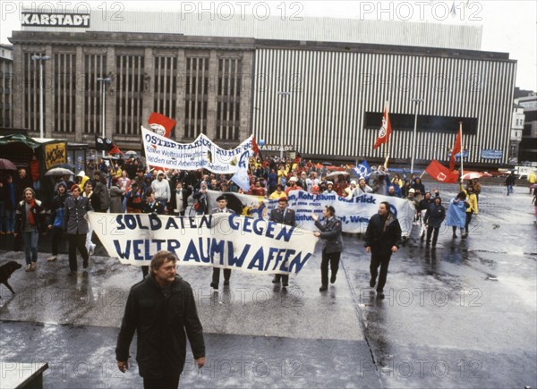 Ruhr area. Easter March Ruhr 86 on 30. 3. 1986