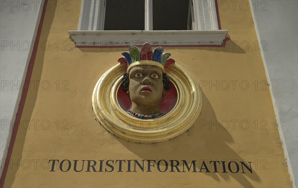 Former Mohrenapotheke, today tourist information centre, Marktplatz, Weißenfels, Saxony-Anhalt, Germany, Europe