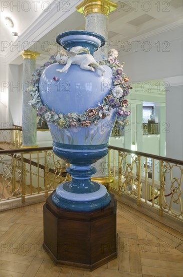 Exhibition hall of the Meissen porcelain manufactory