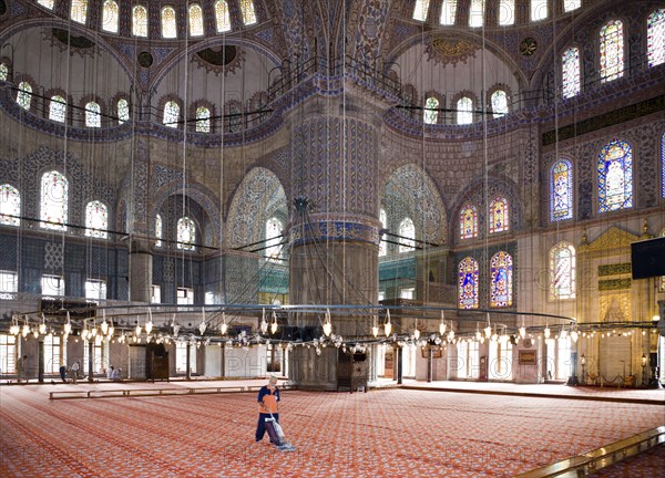 Blue Mosque, Sultan Ahmed Mosque, Istanbul, Turkey, Asia