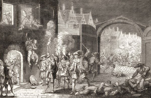 The St. Bartholomew's Day massacre, Paris, French Wars of Religion, 1572