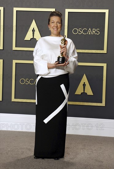 Jacqueline Durran at the 92nd Academy Awards, Press Room held at the Dolby Theatre in Hollywood, USA on February 9, 2020., Los Angeles, California, USA, North America