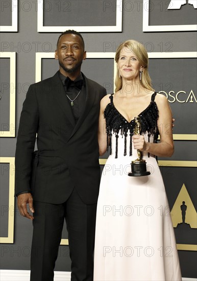 Laura Dern and Mahershala Ali at the 92nd Academy Awards, Press Room held at the Dolby Theatre in Hollywood, USA on February 9, 2020., Los Angeles, California, USA, North America