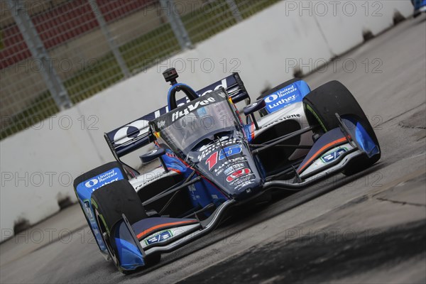 GRAHAM RAHAL (15) of New Albany, Ohio runs through the streets during the Honda Indy Toronto in Toronto, ON, CAN