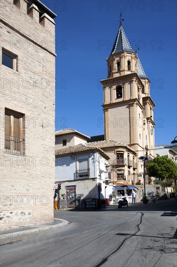 Baroque church of Nuestra Senora de la Expectation, Orgiva, Las Alpujarras, Granada province, Spain, Europe