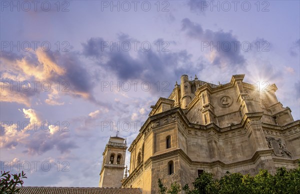 Famous San Jeronimo Monastery in a heart of Granada Historic city