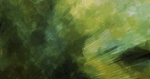 Abstract art print. green texture painting background on canvas. Modern art template for prints, wallpaper, posters, cards, murals