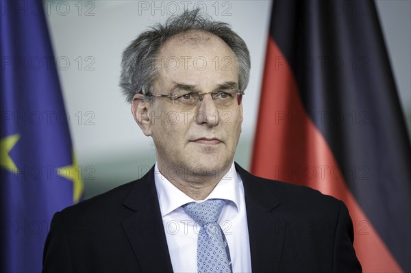 Uwe Cantner, Professor of Economics/Microeconomics at Friedrich Schiller University Jena, pictured during the handover of the 2024 report by the Commission of Experts for Research and Innovation (EFI) to Federal Chancellor Olaf Scholz in the presence of the Federal Minister of Education and Research, Bettina Stark-Watzinger. Berlin, 28 February 2024