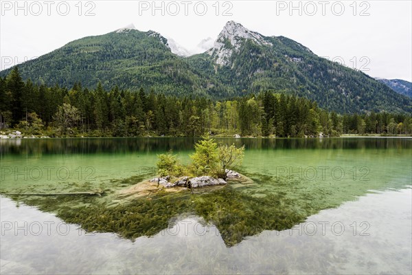 Hintersee, Ramsau, Berchtesgaden National Park, Berchtesgadener Land, Upper Bavaria, Bavaria, Germany, Europe