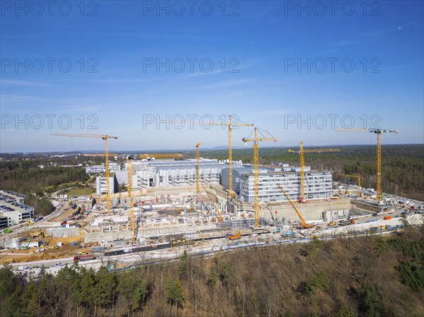 New semiconductor plant in Dresden, Dresden, Saxony, Germany, Europe