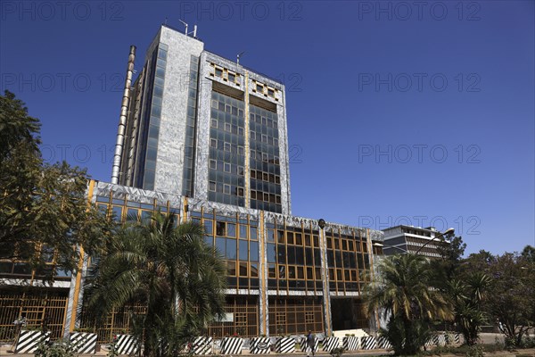 Addis Ababa, building in the city centre, Ethiopia, Africa