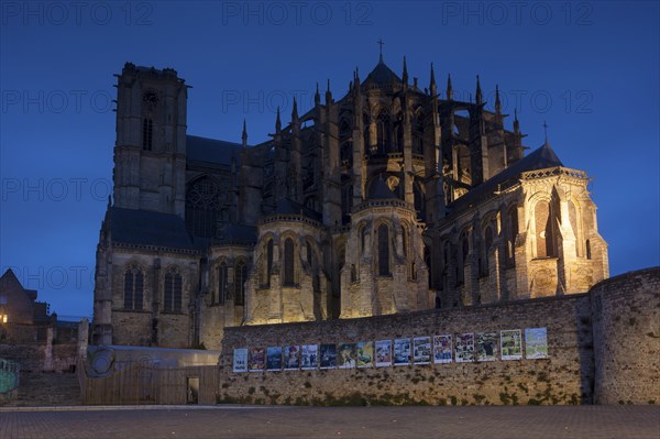 Cathedral of Le Mans, Pays de la Loire, France, Europe