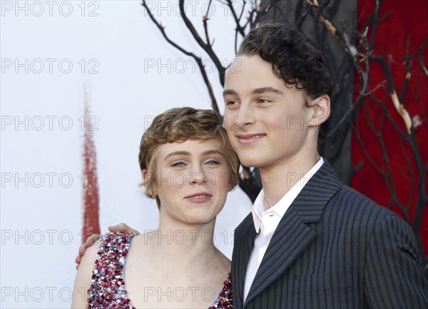 Wyatt Oleff and Sophia Lillis at the Los Angeles premiere of 'It Chapter Two' held at the Regency Village Theatre in Westwood, USA on August 26, 2019