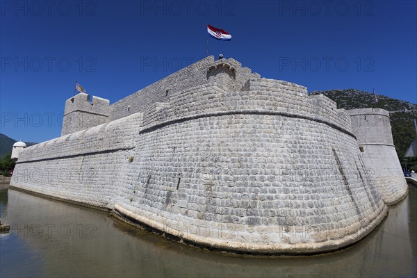 Kastio castle, Ston, Dubrovnik-Neretva County, Croatia, Europe