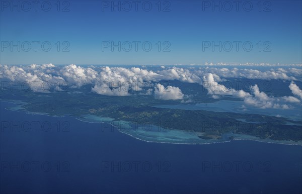 Aerial of Vanua Levu, Fiji, South Pacific, Oceania