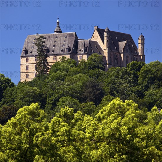 The Landgrave's Castle on the Schlossberg, Marburg an der Lahn, Hesse, Germany, Europe