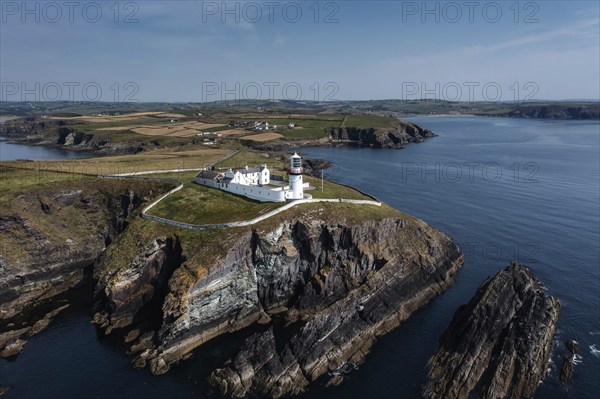 A view of the Galley Head Lighthouse in County Cork