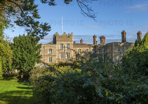 Jesus College, Porters' Lodge, building, University of Cambridge, Cambridge, Cambridgeshire, England, UK