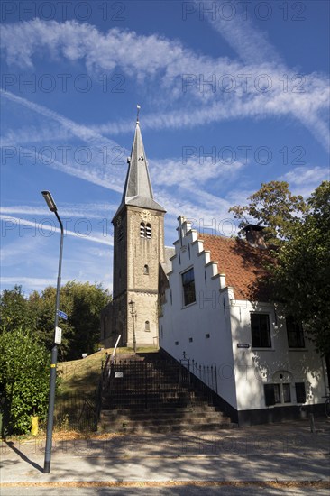 The Willibrord church in the Dutch village Nederhorst den berg was built in the twelfth century on a natural sandhill that was created during the last ice age