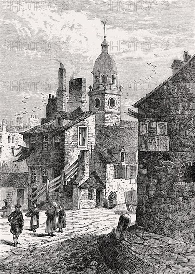 Blackfriars or Cowgate Port, demolished in 1715, Edinburgh, Scotland, United Kingdom, Europe