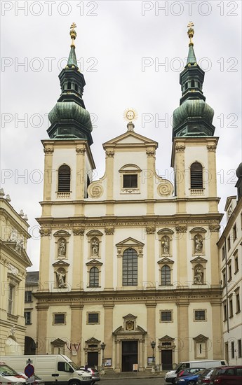 The Jesuit Church, also known as the University Church is double-tower church in Vienna, Austria. Influenced by early Baroque principles, the church was remodeled between 1703 and 1705