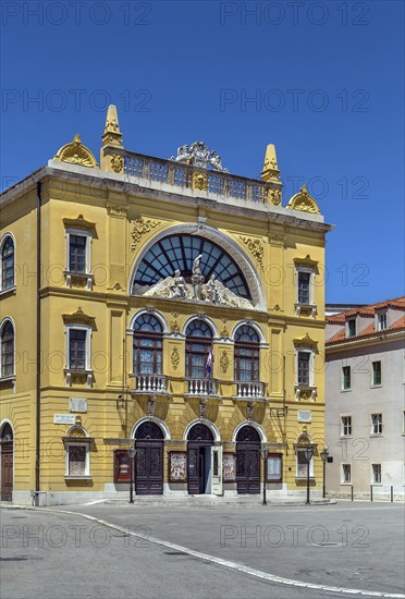 Croatian National Theatre building in Split. Originally opened in 1893