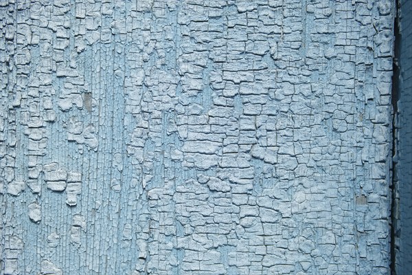 Abstract wooden background. Cracked paint on the wall