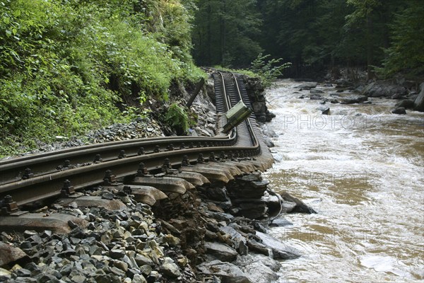 Rabenauer Grund after the flood of 2002