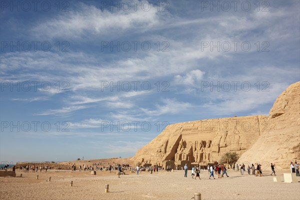 The Great Temple of Ramses II Rock Temple, Abu Simbel, Egypt, Africa